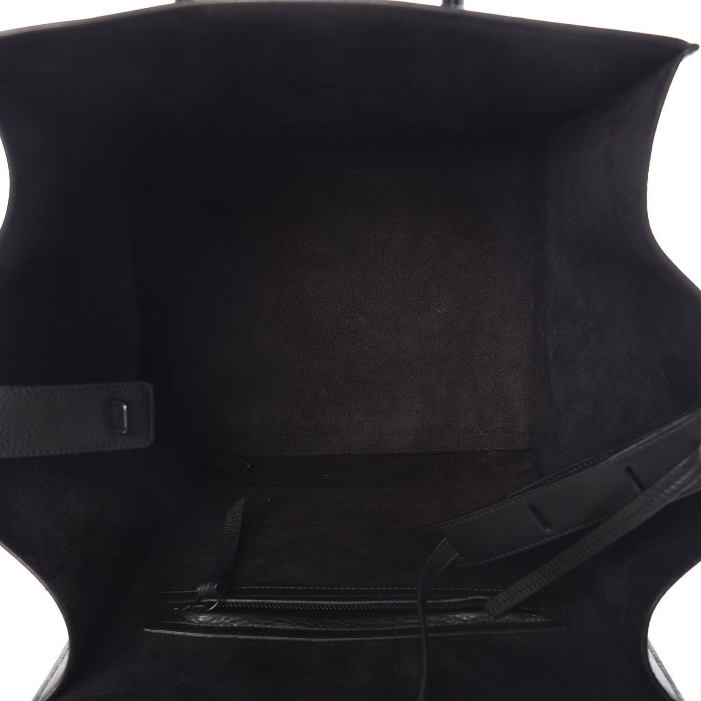 Supple Calfskin Medium Phantom Luggage Black