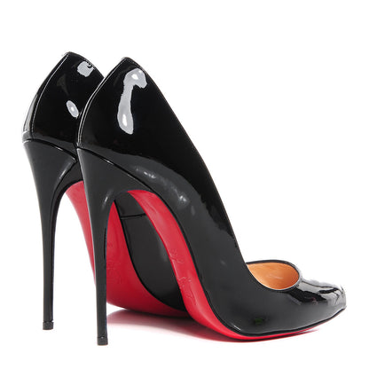 Christian Louboutin Patent Tibur 120 Pumps 38.5 Black 4 of 6