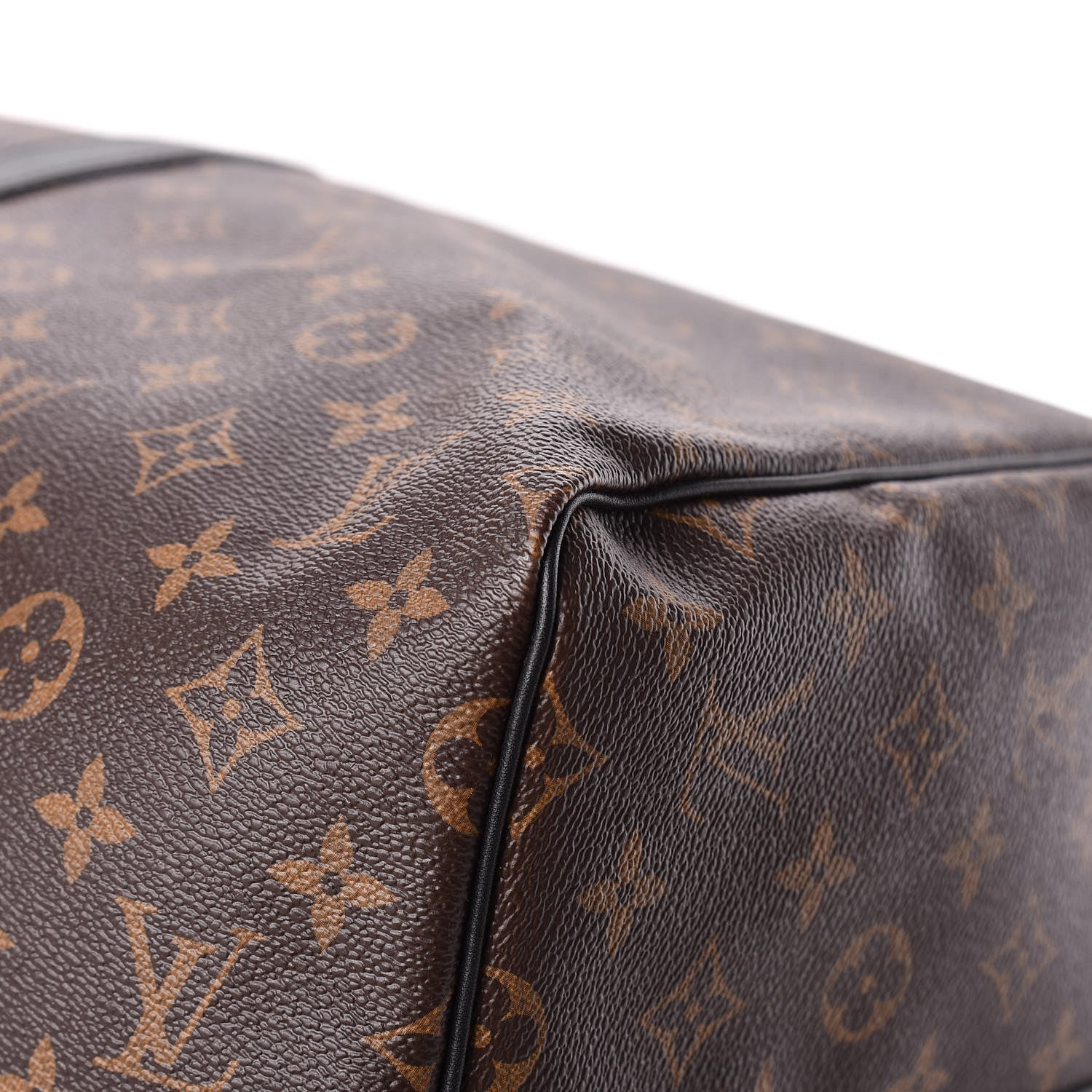 Louis Vuitton Monogram Macassar Keepall Bandouliere 55 10 of 13
