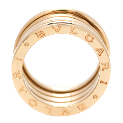 Bulgari 18K Yellow Gold B.Zero1 Four-Band Ring 54 6.75 7 of 7