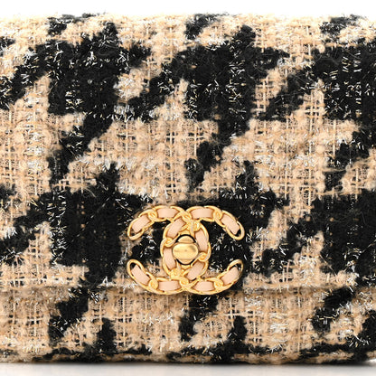 Chanel Tweed Quilted Chanel 19 Waist Bag Beige Black 8 of 11