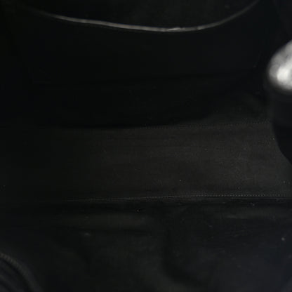 Saint Laurent Crinkled Calfskin Matelasse Monogram Large Niki Shopper Tote Black 5 of 12