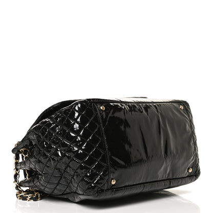 Chanel Vinyl XL Rock and Chain Flap Black 4 of 10
