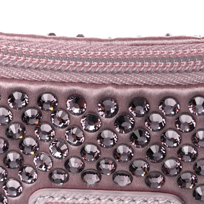Prada Satin Crystal Mini Re-Edition 2000 Bag Alabastro 9 of 10