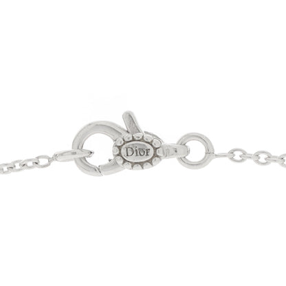 Christian Dior 18K White Gold Diamond Mother of Pearl Rose Des Vents Necklace 4 of 7