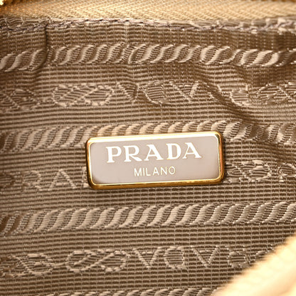 Prada Yarn Raffia Effect Crochet Re-Edition 2005 Shoulder Bag Naturale 6 of 11
