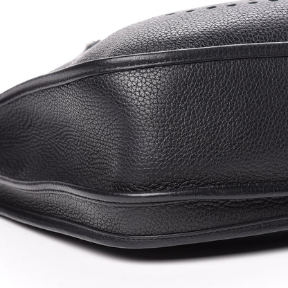 Hermes Taurillon Clemence Evelyne III GM Black 9 of 10