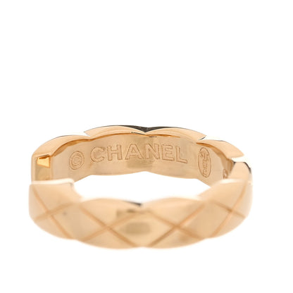 Chanel 18K Yellow Gold Coco Crush Single Ear Cuff Earring 3 of 5