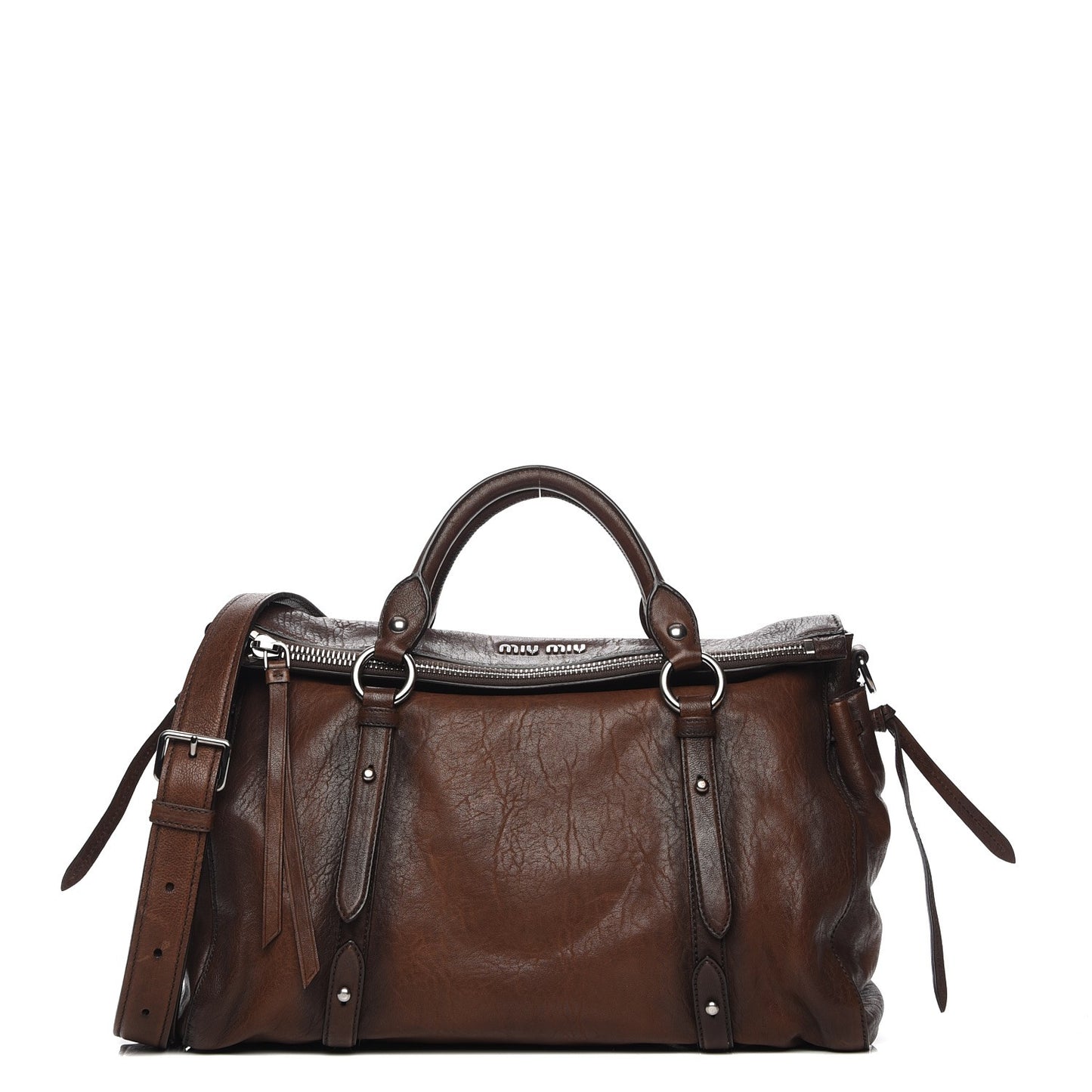 Nappa Monk Satchel Bruciato