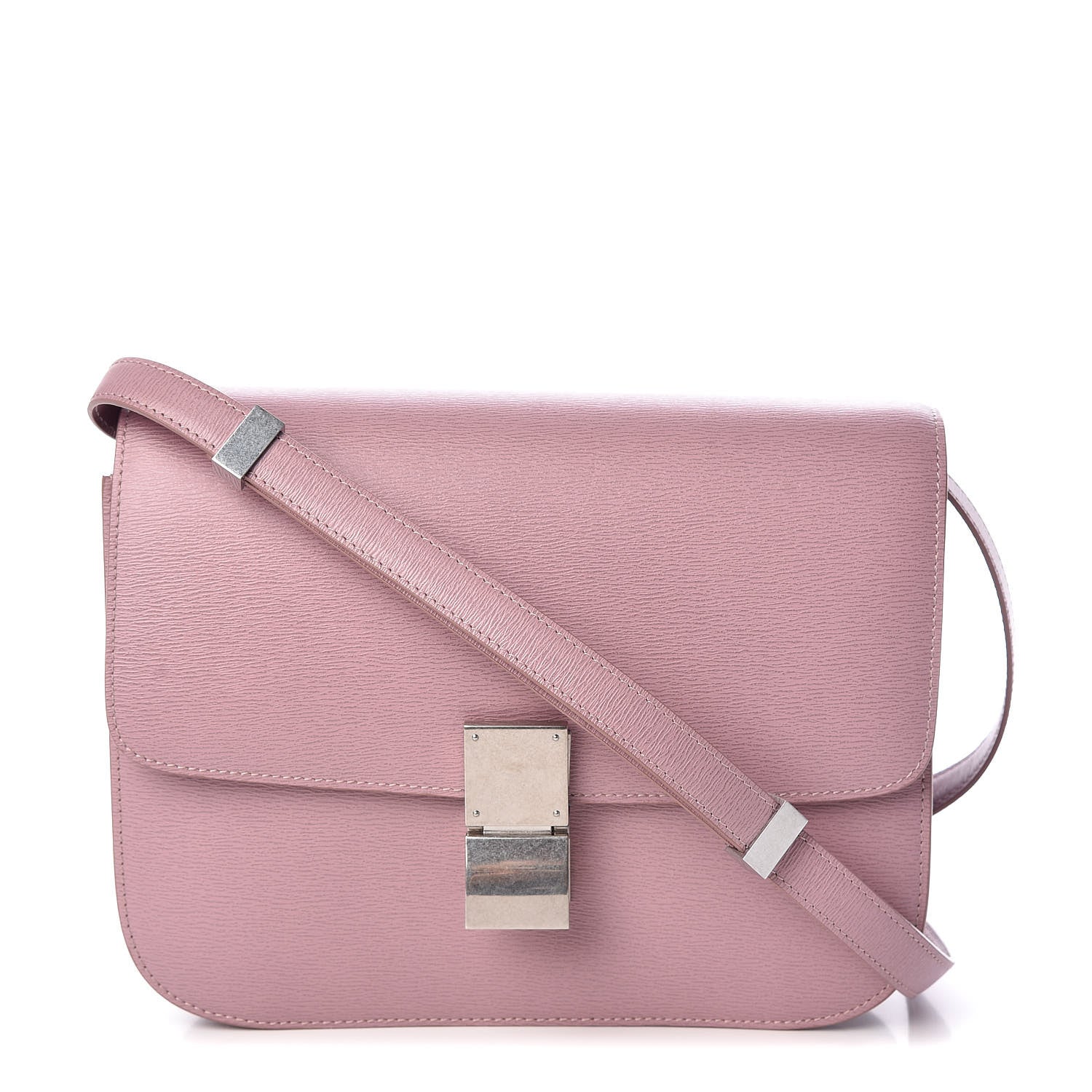 Celine Liege Calfskin Medium Classic Box Flap Bag Antique Rose 1 of 9