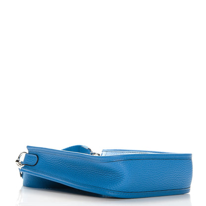 Hermes Taurillon Clemence Evelyne TPM Bleu Zanzibar 4 of 9