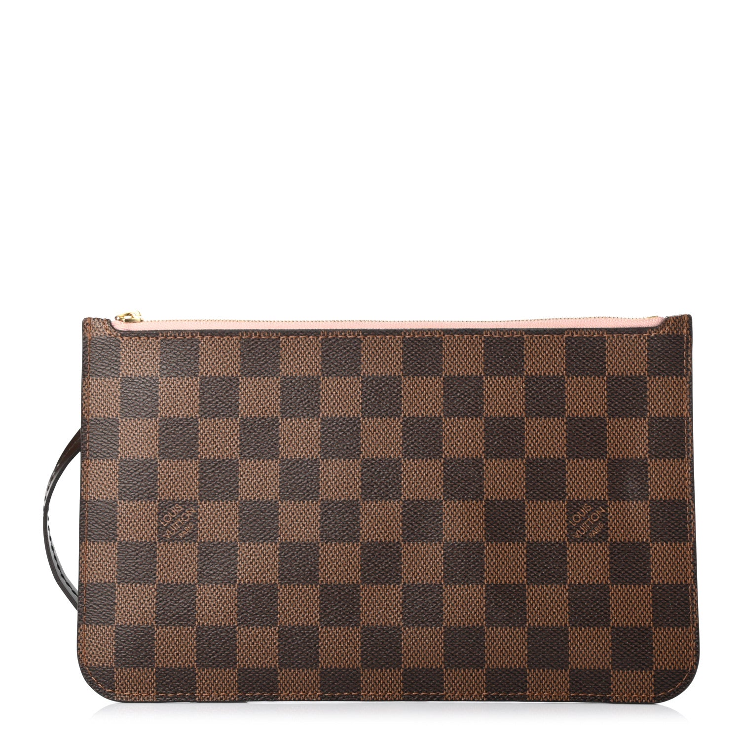 Louis Vuitton Damier Ebene Neverfull MM GM Pochette Rose Ballerine 1 of 7