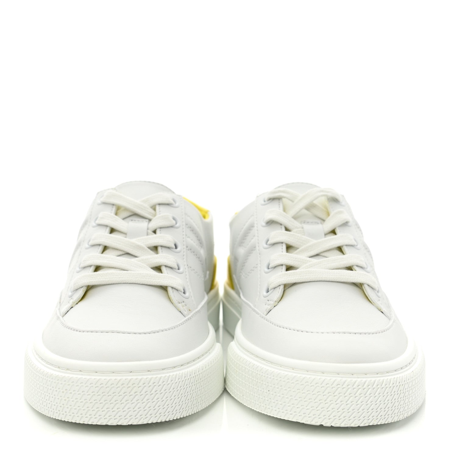 Hermes Matte Niloticus Crocodile Calfskin Deep Sneakers 36.5 White Jaune Flash 2 of 9