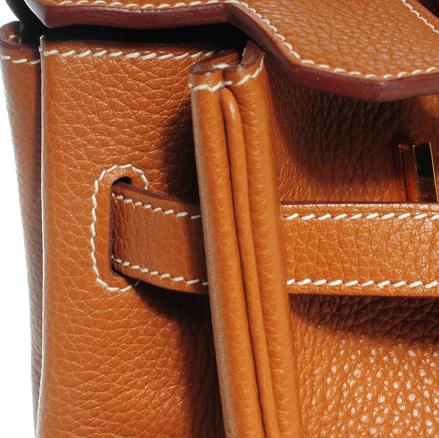 Hermes Taurillon Clemence Birkin 35 Gold 8 of 23