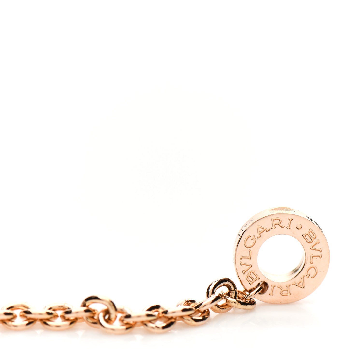 18K Rose Gold Black Onyx Mother of Pearl BVLGARI BVLGARI Long Station Necklace