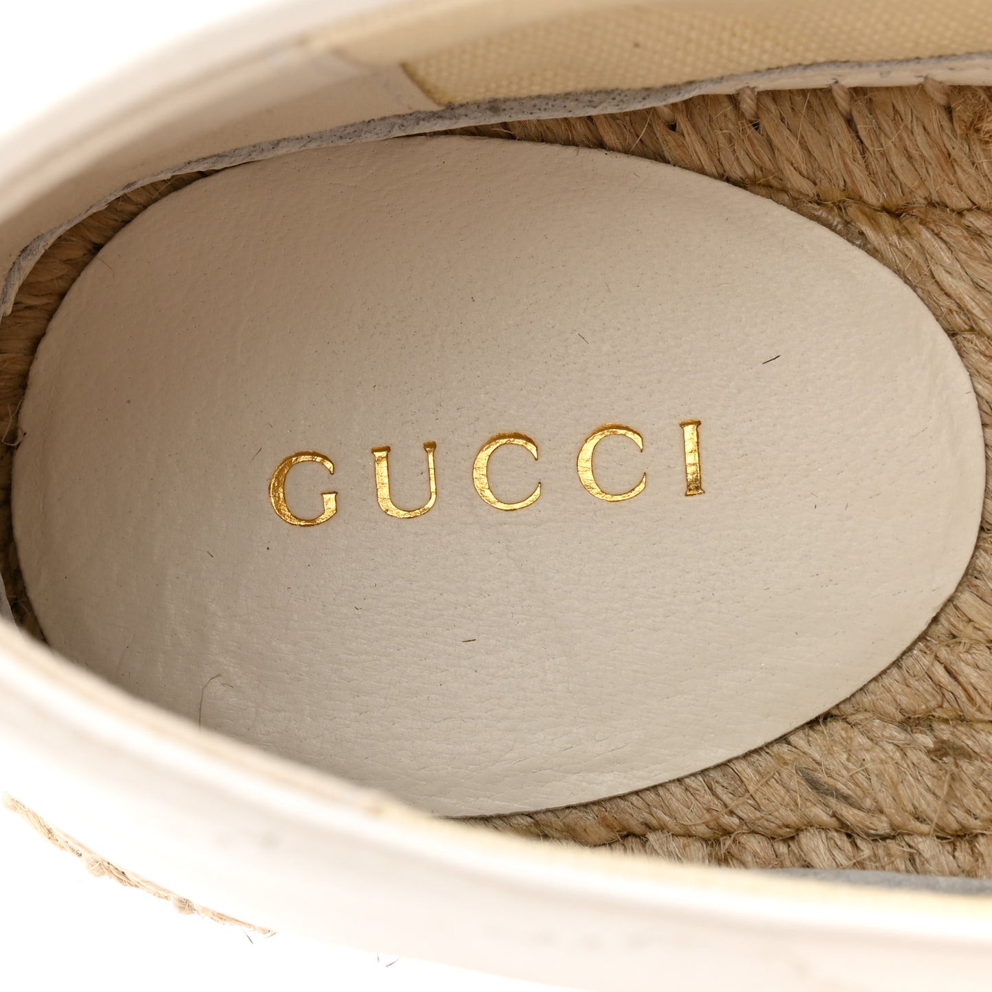 Nappa Matelasse GG Marmont Espadrilles 37 Great White