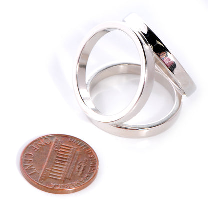 Hermes Palladium Trio Scarf Ring 2 of 6
