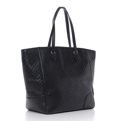 Gucci Microguccissima Bree Zippered Tote Black 2 of 9
