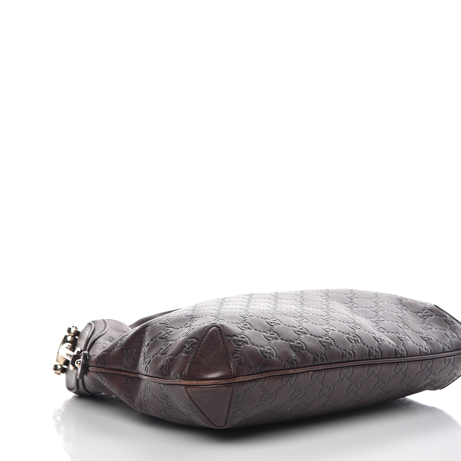 Gucci Guccissima Creole Hobo Chocolate 4 of 16