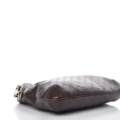Gucci Guccissima Creole Hobo Chocolate 4 of 16