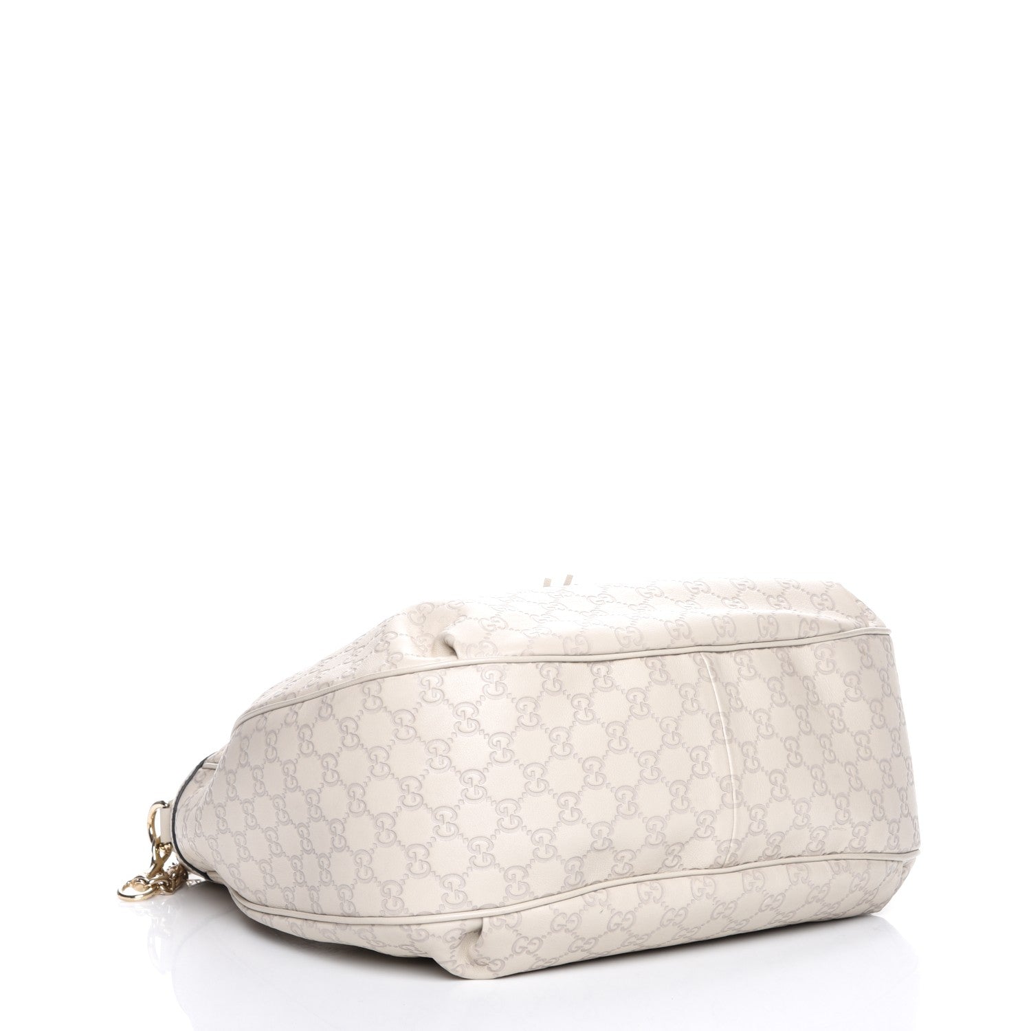 Gucci Guccissima Signature Medium Emily Hobo Mystic White 5 of 8