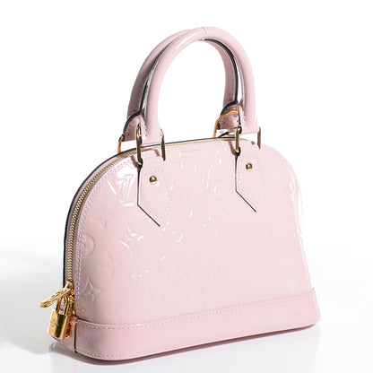 Louis Vuitton Vernis Alma BB Rose Ballerine 3 of 10