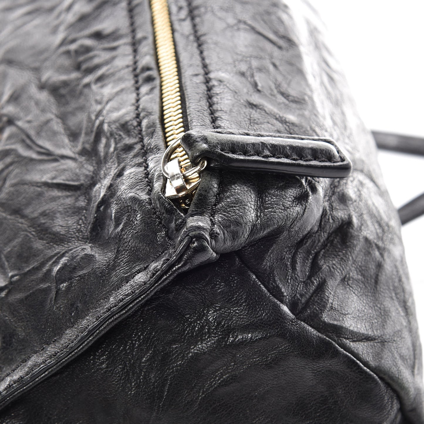 Tumbled Sheepskin Mini Pandora Black