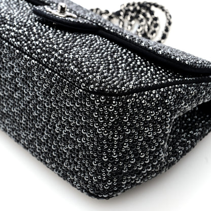 Chanel Suede Beaded Small Flap Dark Grey 10 of 10