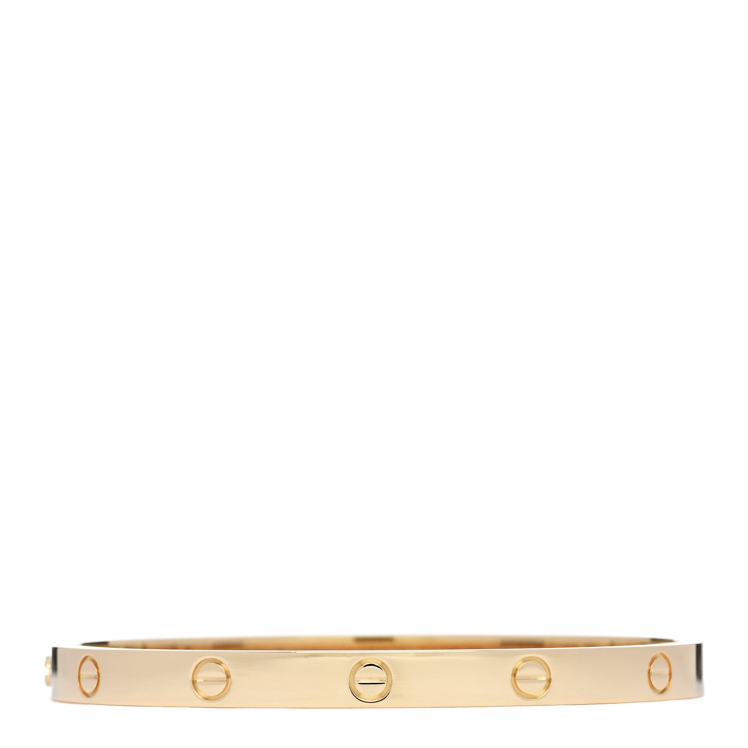 Cartier 18K Yellow Gold Medium LOVE Bracelet 16 2 of 8