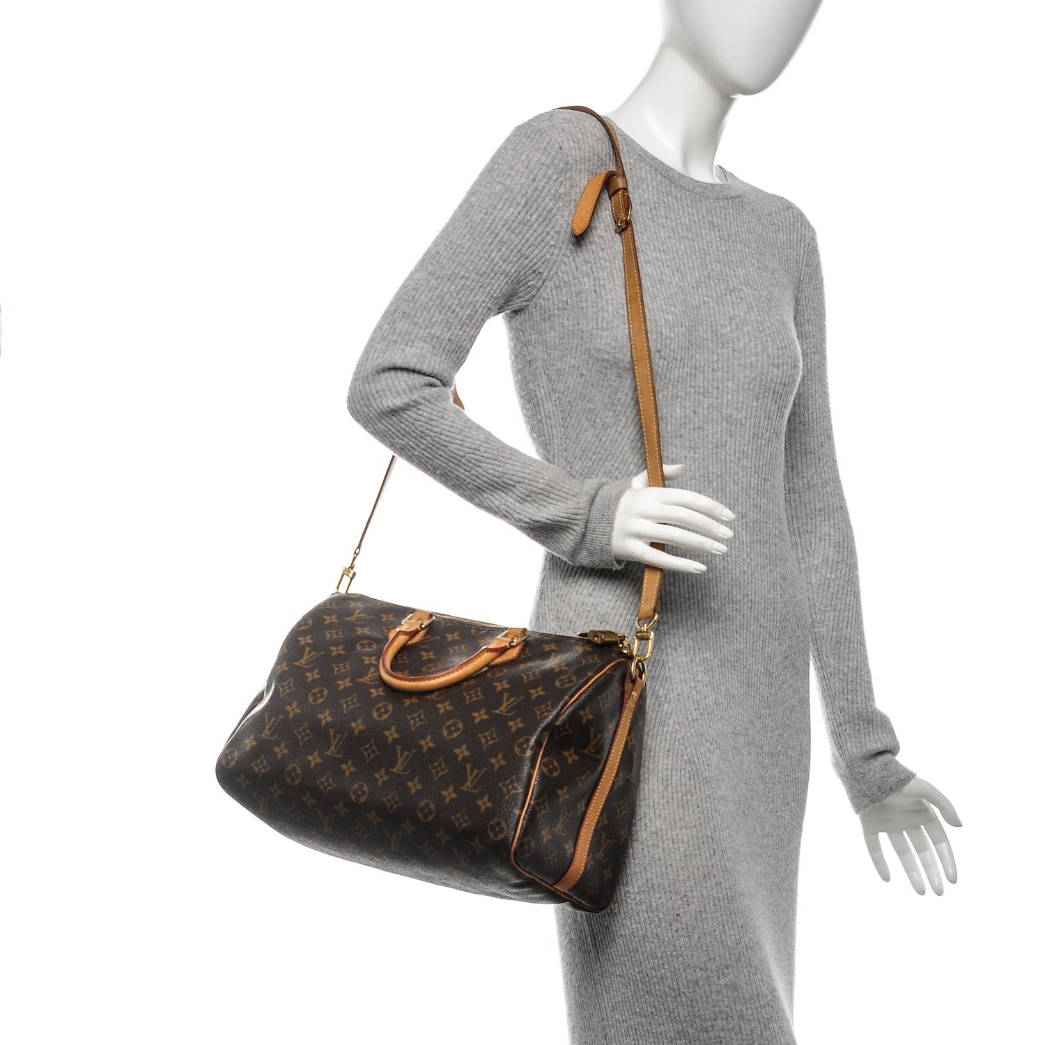 Louis Vuitton Monogram Speedy Bandouliere 35 2 of 15