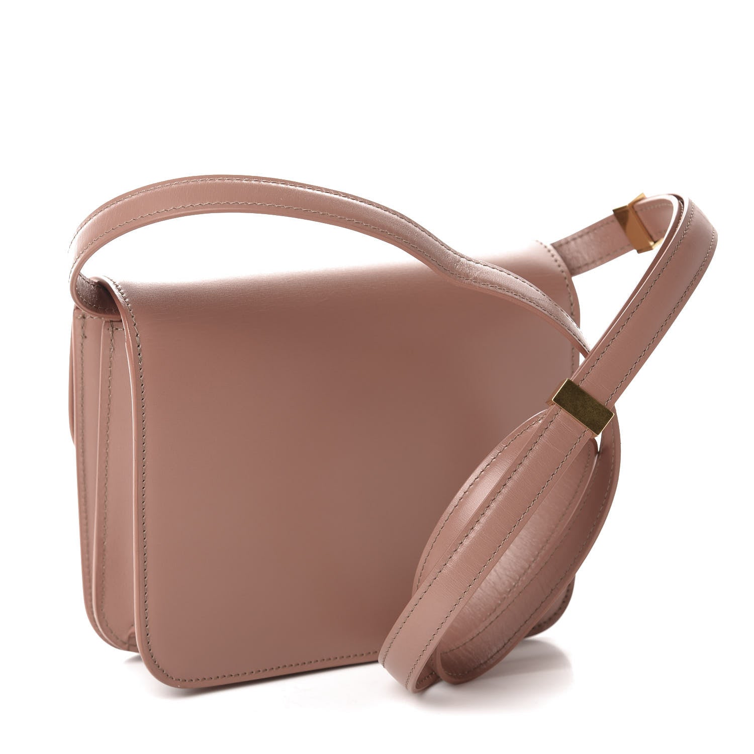Celine Box Calfskin Teen Classic Box Flap Bag Antique Rose 3 of 10