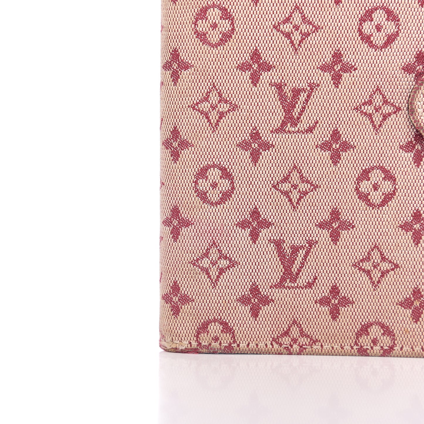 Mini Lin Small Ring Agenda Cover Cherry