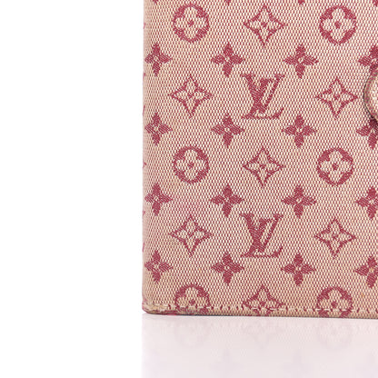Louis Vuitton Mini Lin Small Ring Agenda Cover Cherry 8 of 9