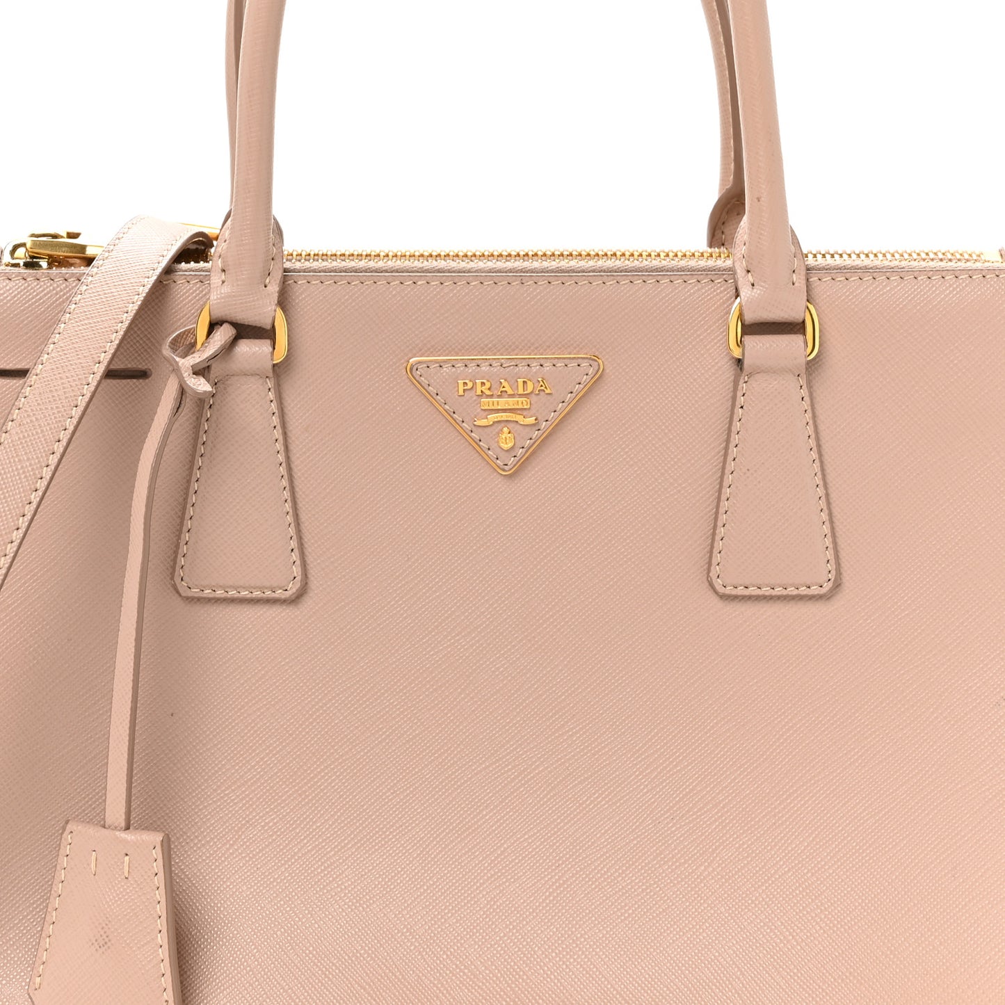 Saffiano Small Galleria Double Zip Tote Cammeo