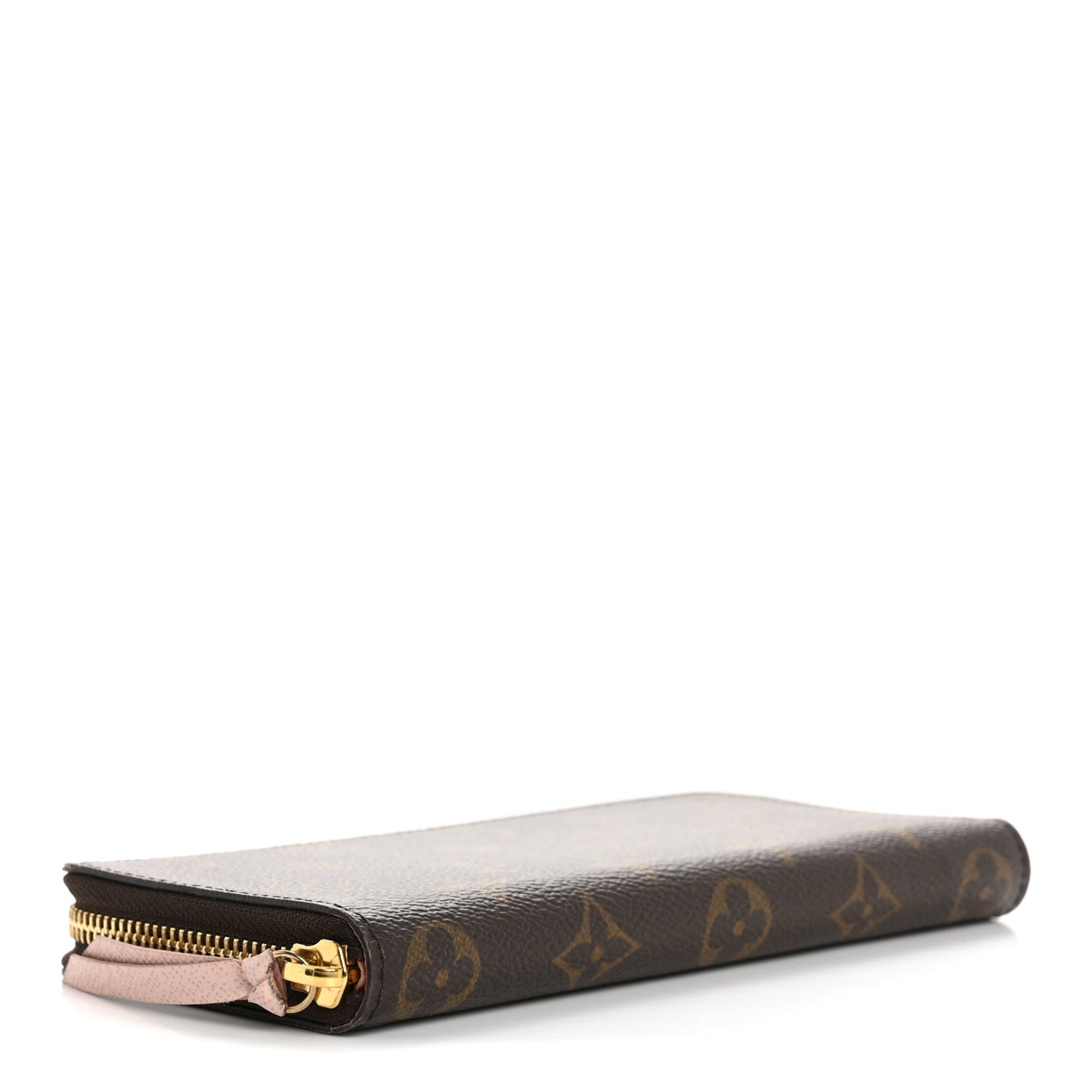Monogram Clemence Wallet Rose Ballerine