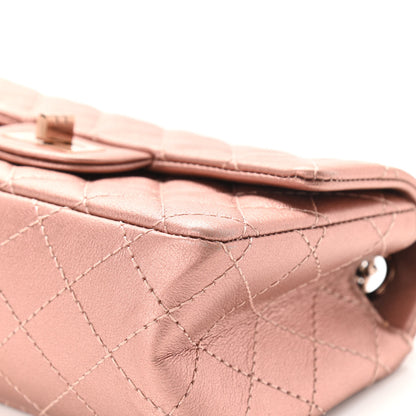Chanel Metallic Grained Calfskin Quilted 2.55 Reissue Mini Flap Copper Pink 10 of 13