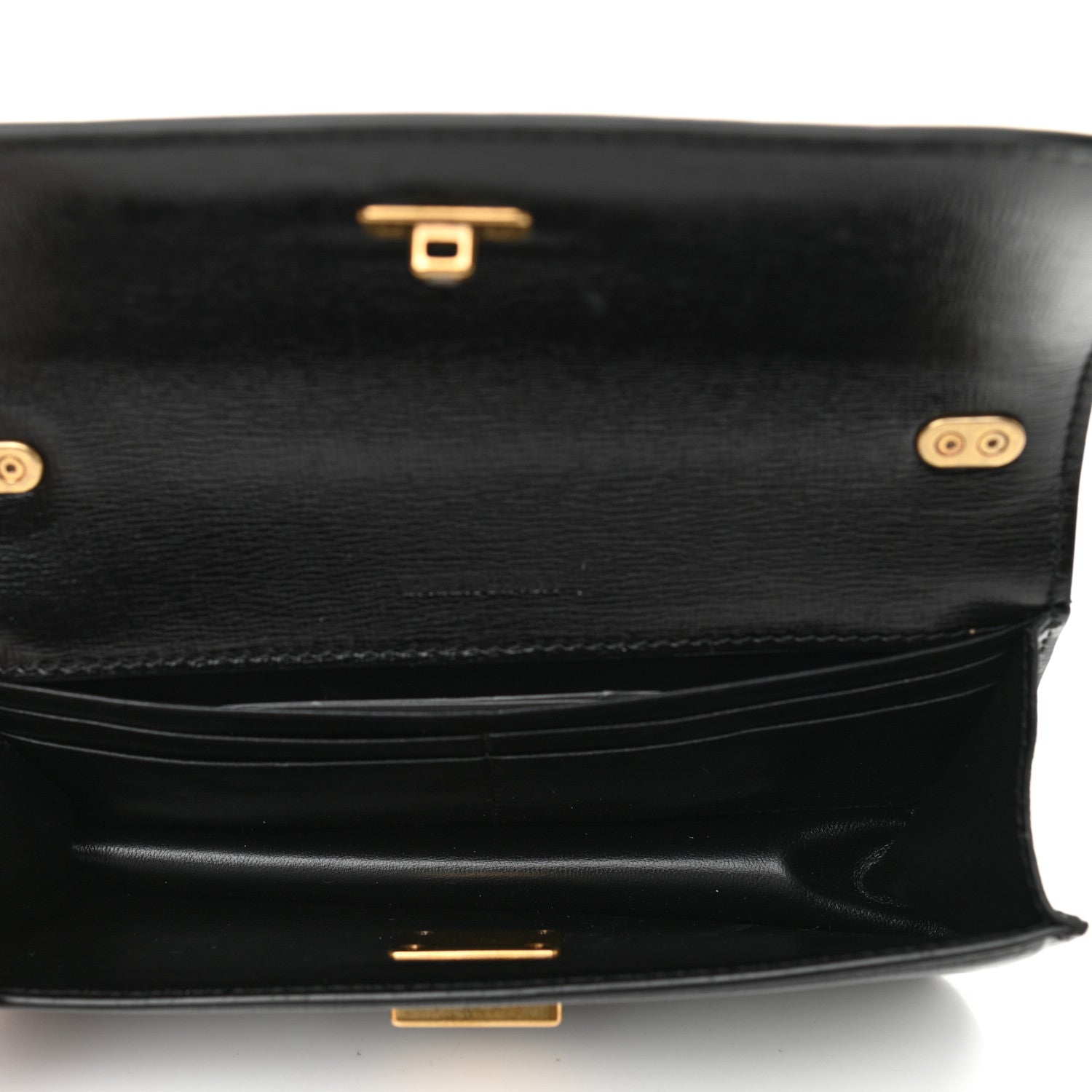 Balenciaga Calfskin Stripe Embossed Gossip Chain Bag XS Black 5 of 9