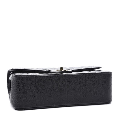 Chanel Caviar Quilted Jumbo Double Flap Black 3 of 10