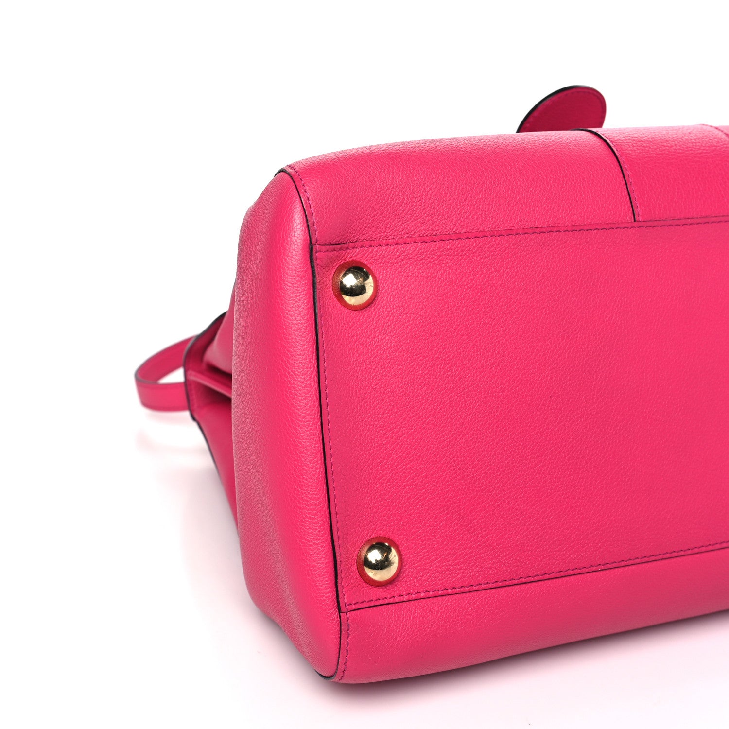 Delvaux Grained Calfskin GM Brillant Satchel Fuchsia 9 of 11