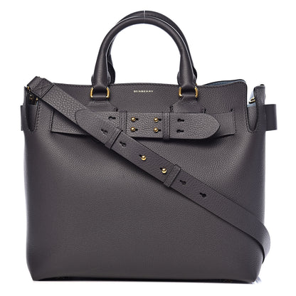Burberry Soft Grain Calfskin Medium Belt Bag Marais Charcoal Grey 1 of 15