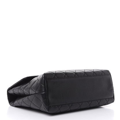 Chanel Caviar Quilted Jumbo Kelly Flap Black 4 of 15