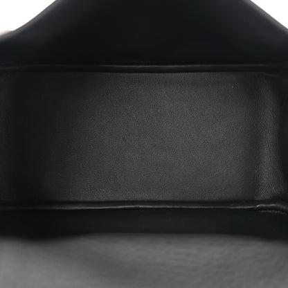 Hermes Taurillon Clemence Mini Lindy 20 Black 5 of 10