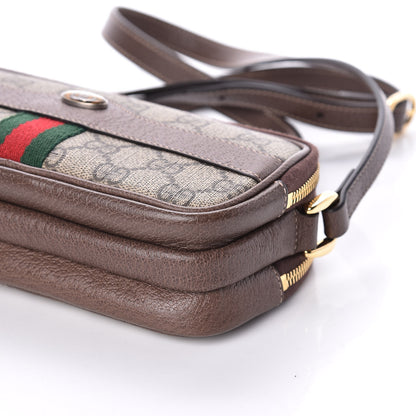 Gucci GG Supreme Monogram Web Mini Ophidia GG Bag Brown 11 of 16
