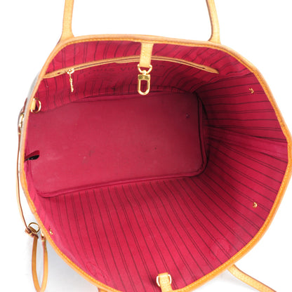 Louis Vuitton Monogram Neverfull MM Fuchsia 5 of 11