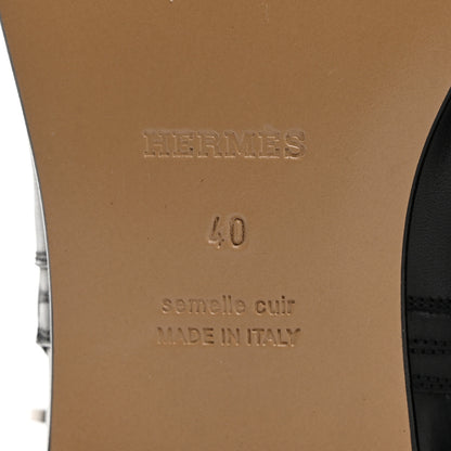 Hermes Calfskin Neo Low Boots 40 Black 8 of 9