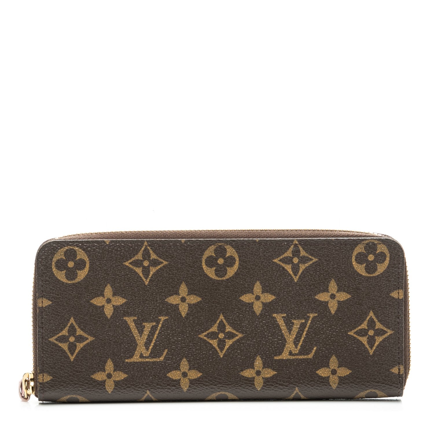 Louis Vuitton Monogram Clemence Wallet Rose Ballerine 1 of 7