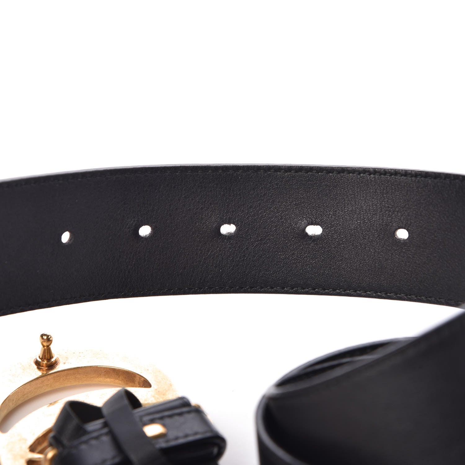 Gucci Calfskin Double G 40mm Belt 85 34 Black 5 of 7