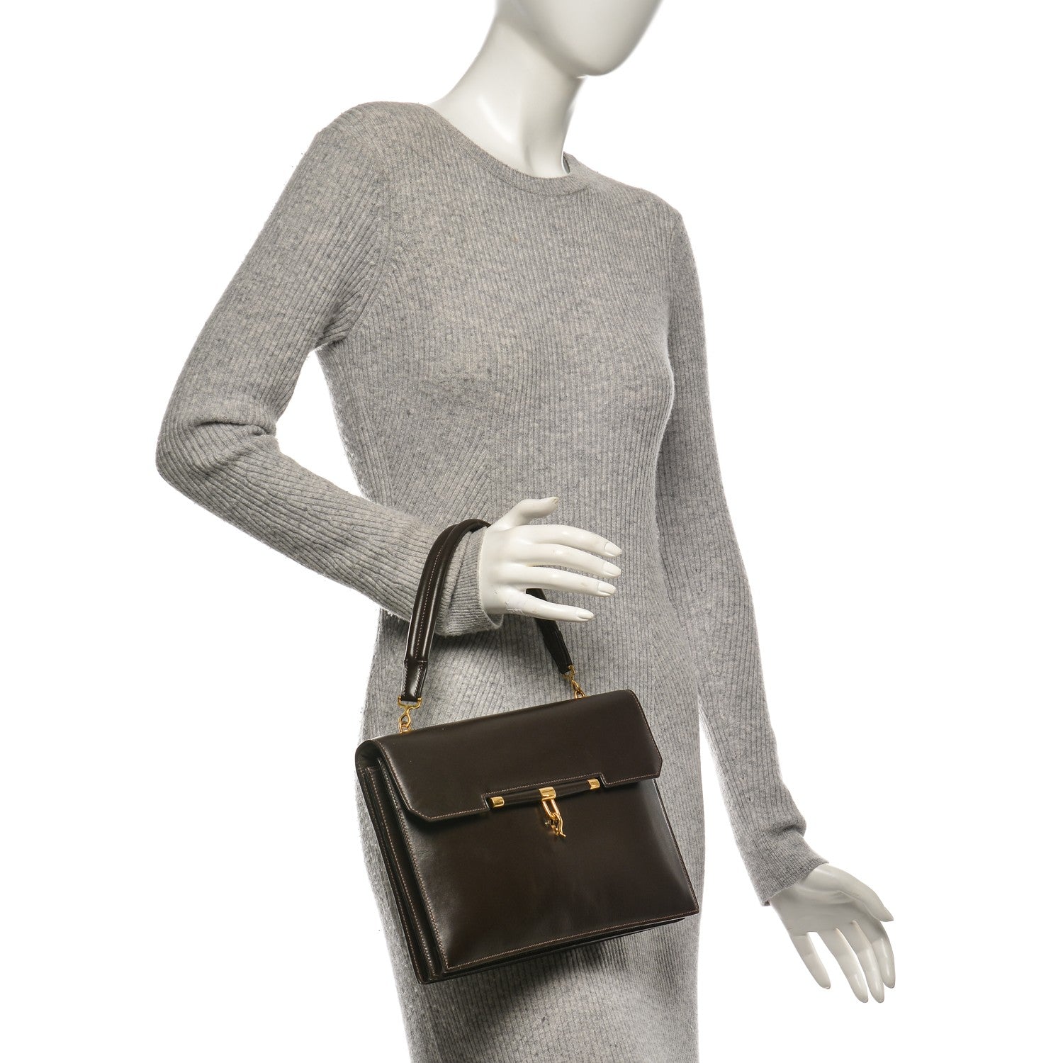 Hermes Box Sac Palonnier Chocolate 2 of 10