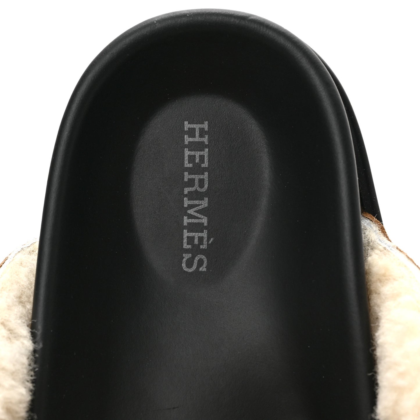Suede Goatskin Shearling Go Mules 36.5 Brun Frume Ecru