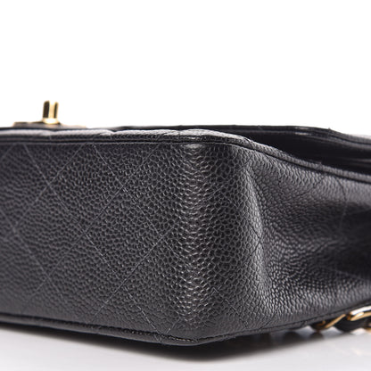 Chanel Caviar Quilted Medium Double Flap Black 15 of 16